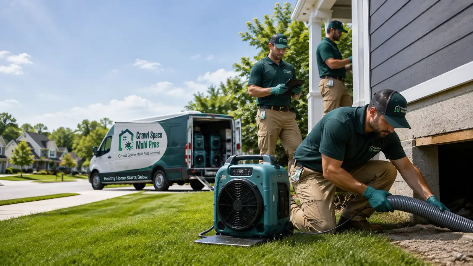 Crawl Space Mold Removal in Pine Island, MN
